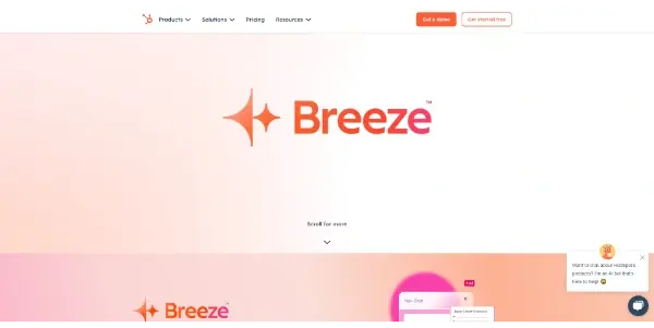 Screenshot of Breeze Copilot