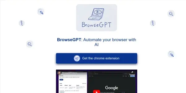 Screenshot of BrowseGPT