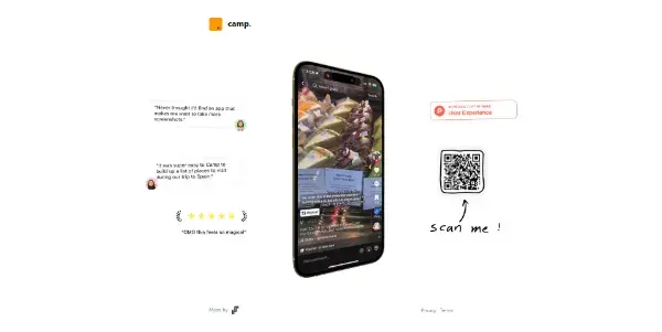 Screenshot of camp AI