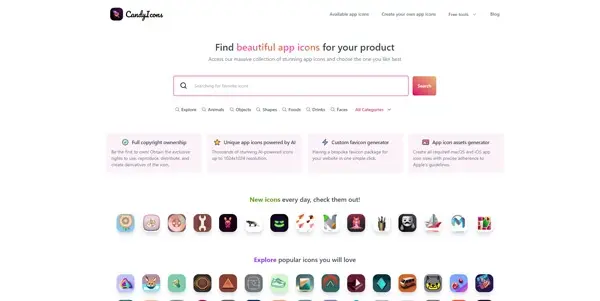 Screenshot of CandyIcons