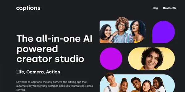Screenshot of Captions