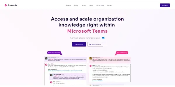 Screenshot of Cascade