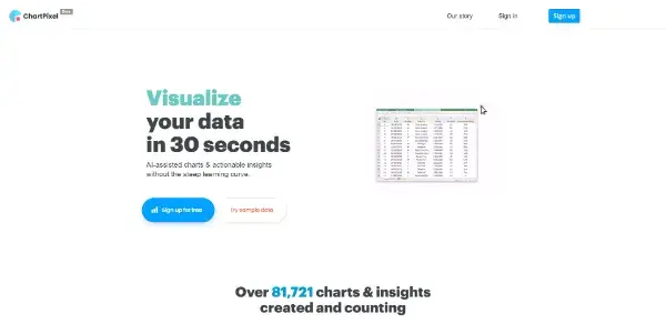 Screenshot of ChartPixel