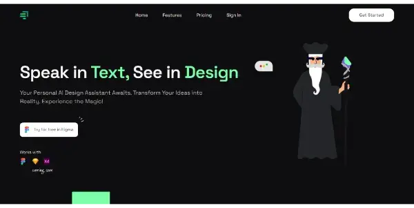 Screenshot of Chat2Design