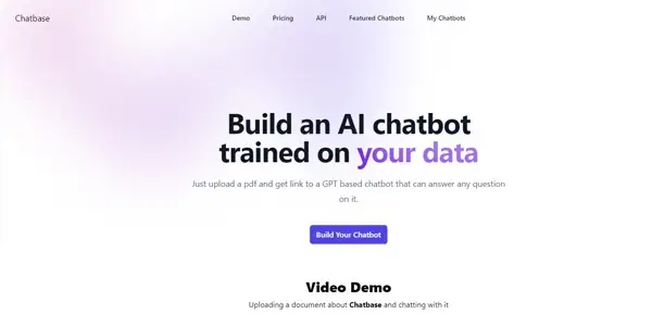 Screenshot of Chatbase