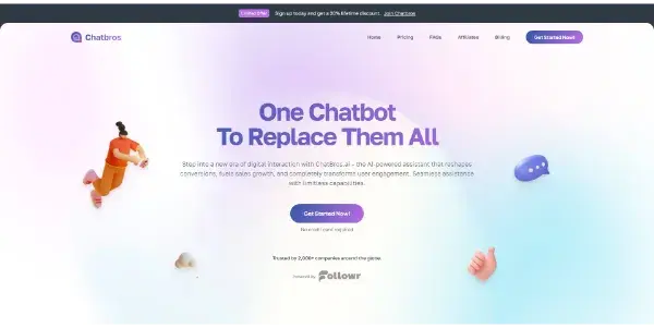 Screenshot of Chatbros.ai