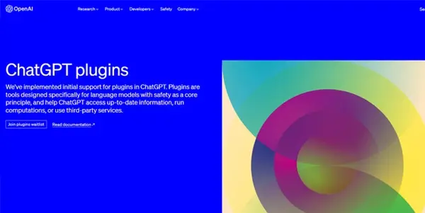 Screenshot of ChatGPT Plugins