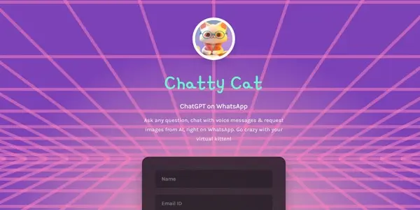 Screenshot of Chatty Cat