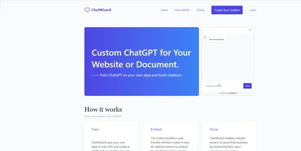 Screenshot of ChatWizard