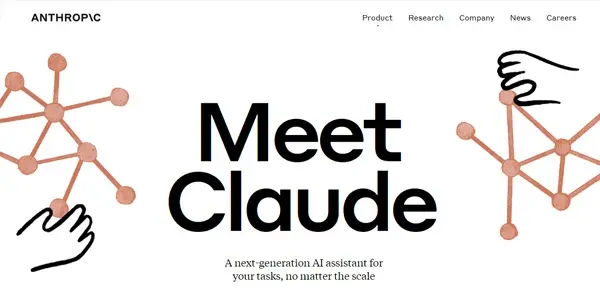 Screenshot of Claude AI