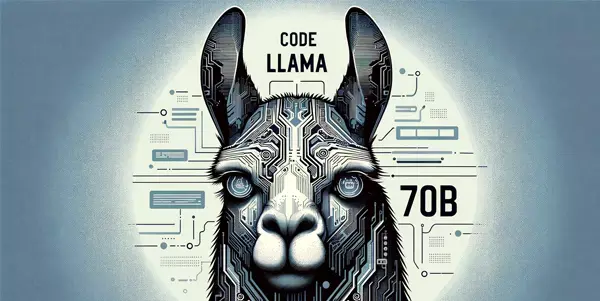 Screenshot of Code Llama 70B