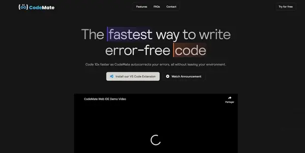 Screenshot of CodeMate AI