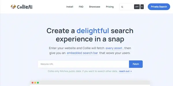 Screenshot of Collie AI