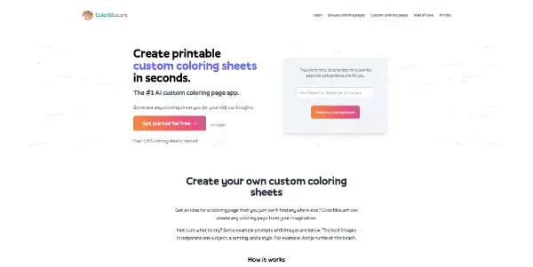 Screenshot of ColorBliss.art