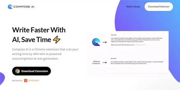Screenshot of Compose