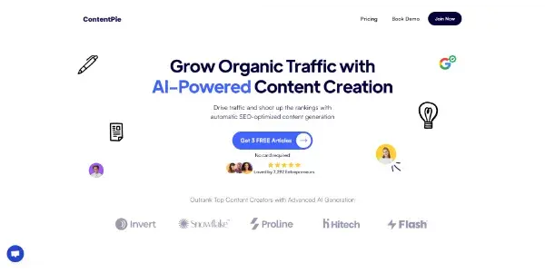Screenshot of ContentPie