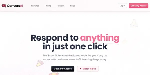 Screenshot of ConversAI