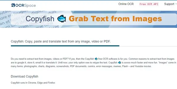 Screenshot of CopyFish