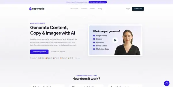 Screenshot of Copymatic