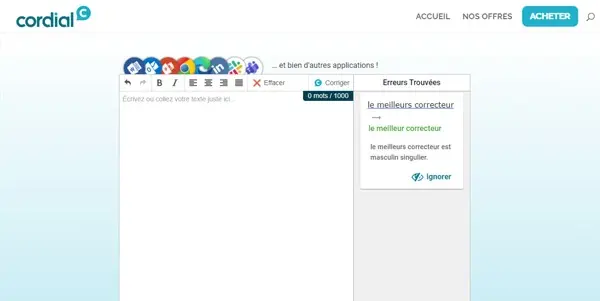 Screenshot of Cordial