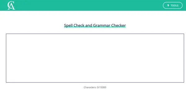 Screenshot of Corrector App