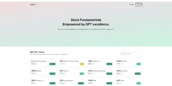 Screenshot of Cotter AI