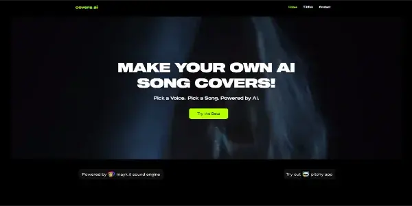 Screenshot of Covers AI