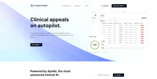 Screenshot of Crosby Health
