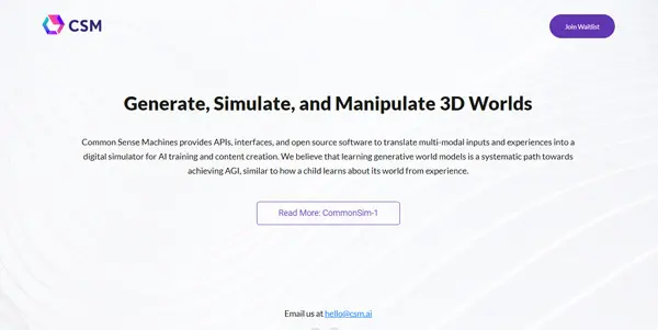 Screenshot of CSM