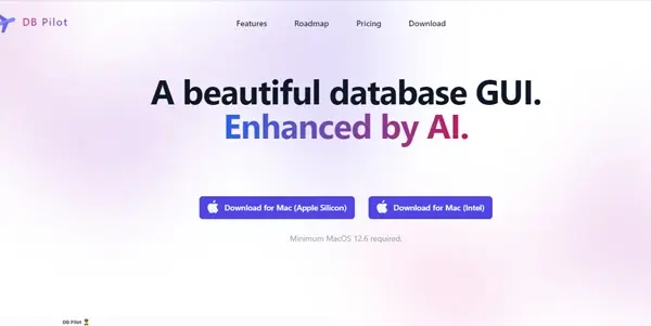 Screenshot of DB Pilot