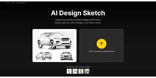 Screenshot of Design Sketch by Stylar