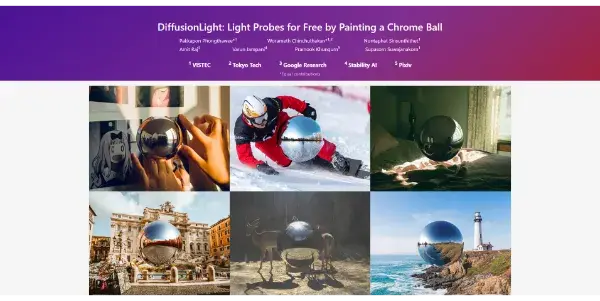 Screenshot of DiffusionLight