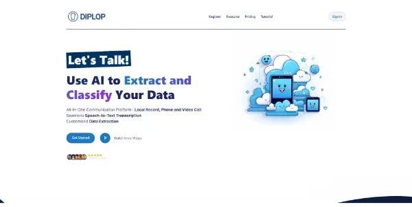 Screenshot of Diplop AI