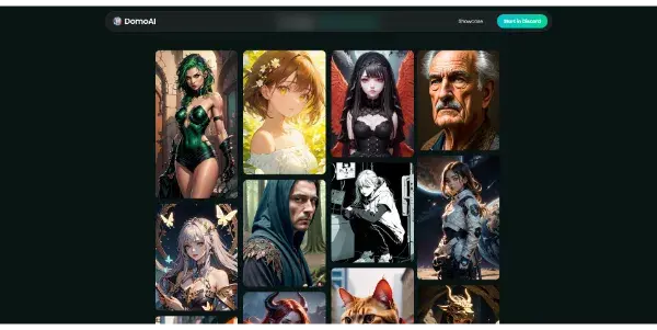 Screenshot of DomoAI