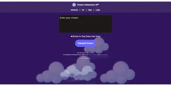 Screenshot of Dream Interpreter