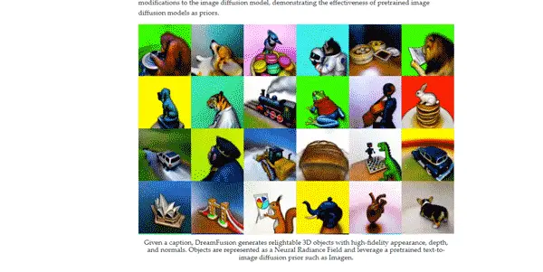 Screenshot of DreamFusion 3D