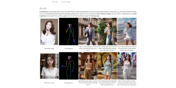 Screenshot of DreaMoving