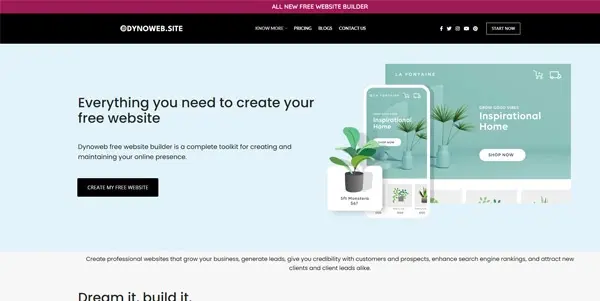 Screenshot of Dynoweb.Site