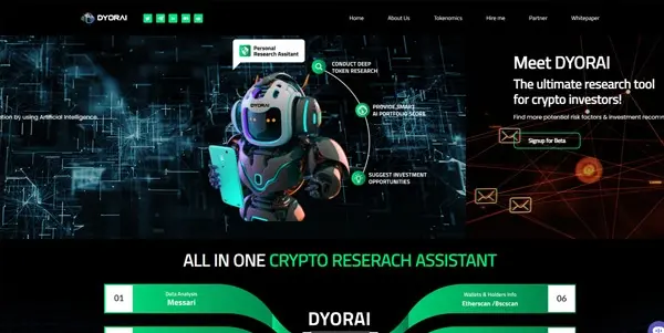Screenshot of DYORAI