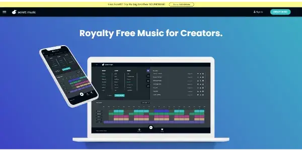 Screenshot of Ecrett Music