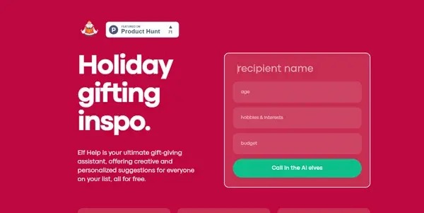 Screenshot of Elf Help