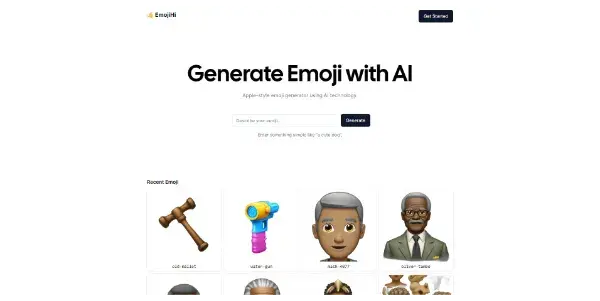 Screenshot of EmojiHi