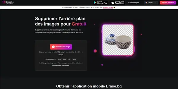 Screenshot of Erase.bg