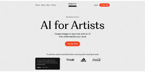 Screenshot of Exactly.ai