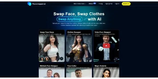 Screenshot of FaceSwapper