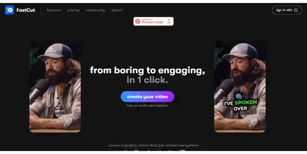 Screenshot of FastCut