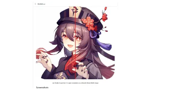 Screenshot of Final2x