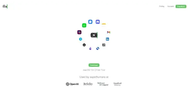 Screenshot of Fixkey AI