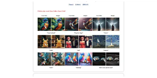 Screenshot of Follow-Your-Click