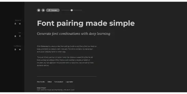 Screenshot of Fontjoy